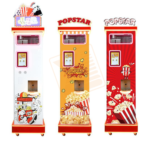 Popcorn Vending Machine - Fun Park Coin Operated Popcorn Vending