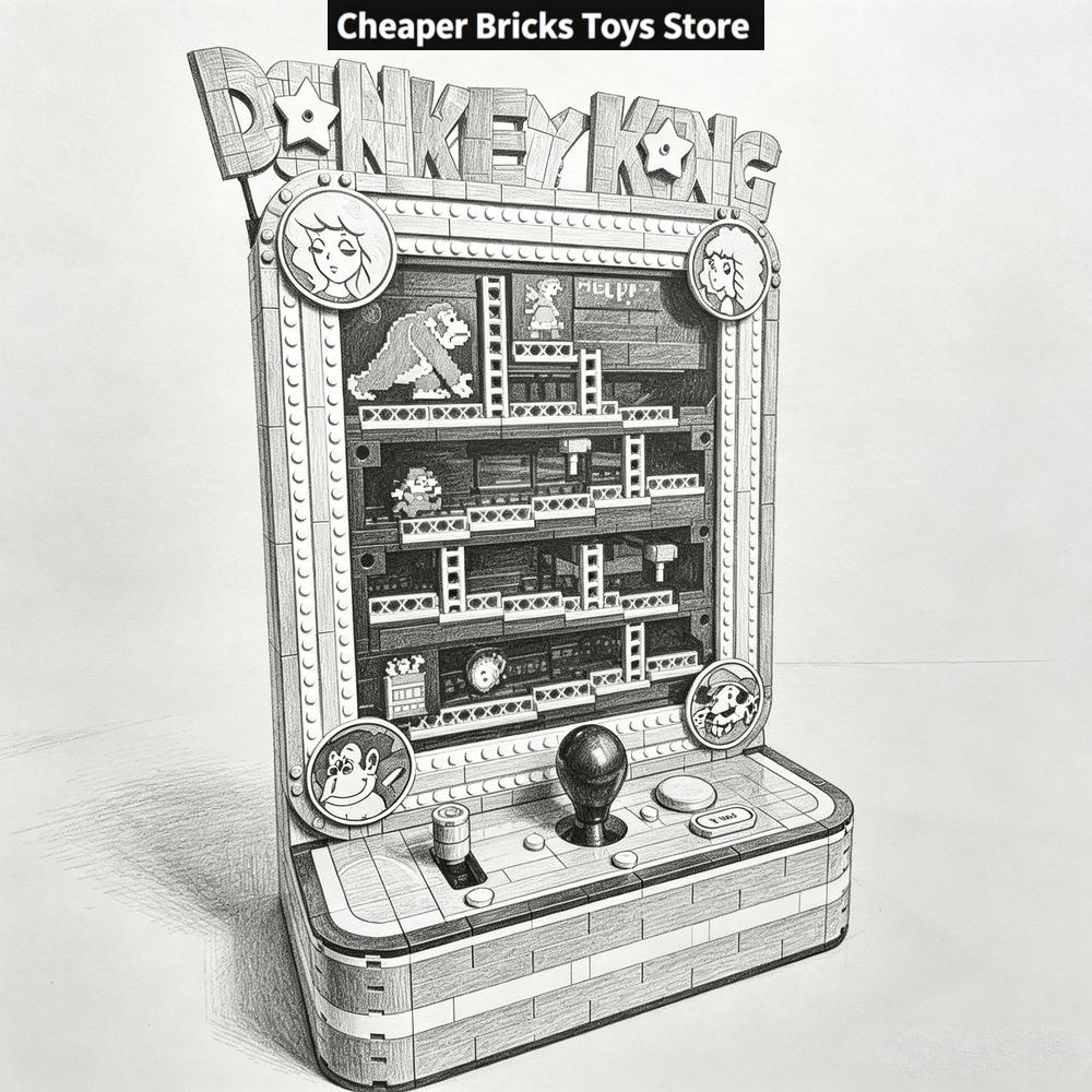 Arcade No - Gaming Cabinet arcade console display Model