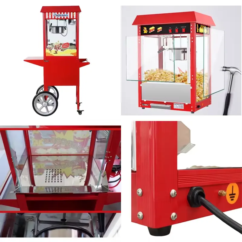 Hot Air Commercial Popcorn Mak - Popcorn Vending Machine recension och pris