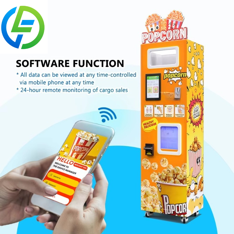 Customized 24/7 Operation Popc - Popcorn Vending Machine recension och pris