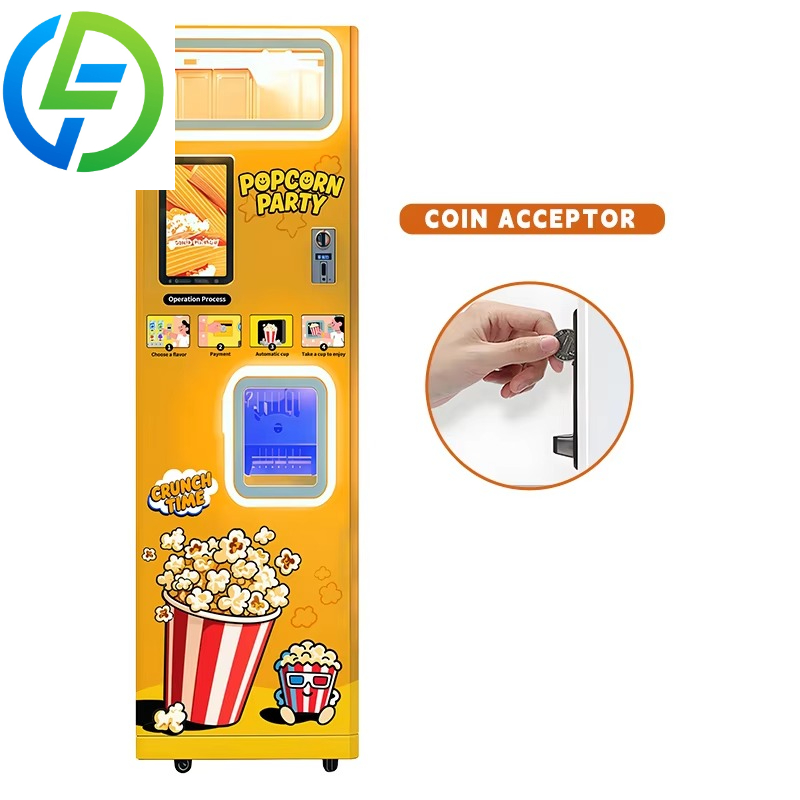 Customized Hot Air Fully Popco - Popcorn Vending Machine recension och pris
