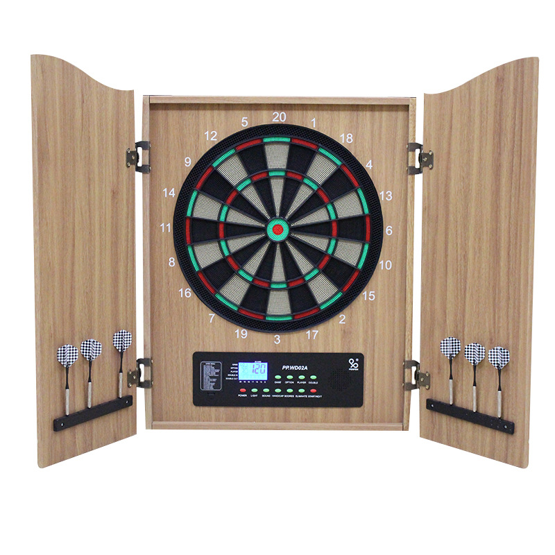 Luxury Wooden Electronic Dart  - Electronic Dartboard Cabinet recension och pris