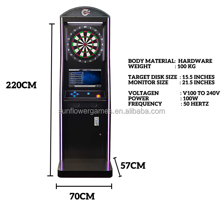 Arcade Dartboard Cabinet  Cust - Electronic Dartboard Cabinet recension och pris