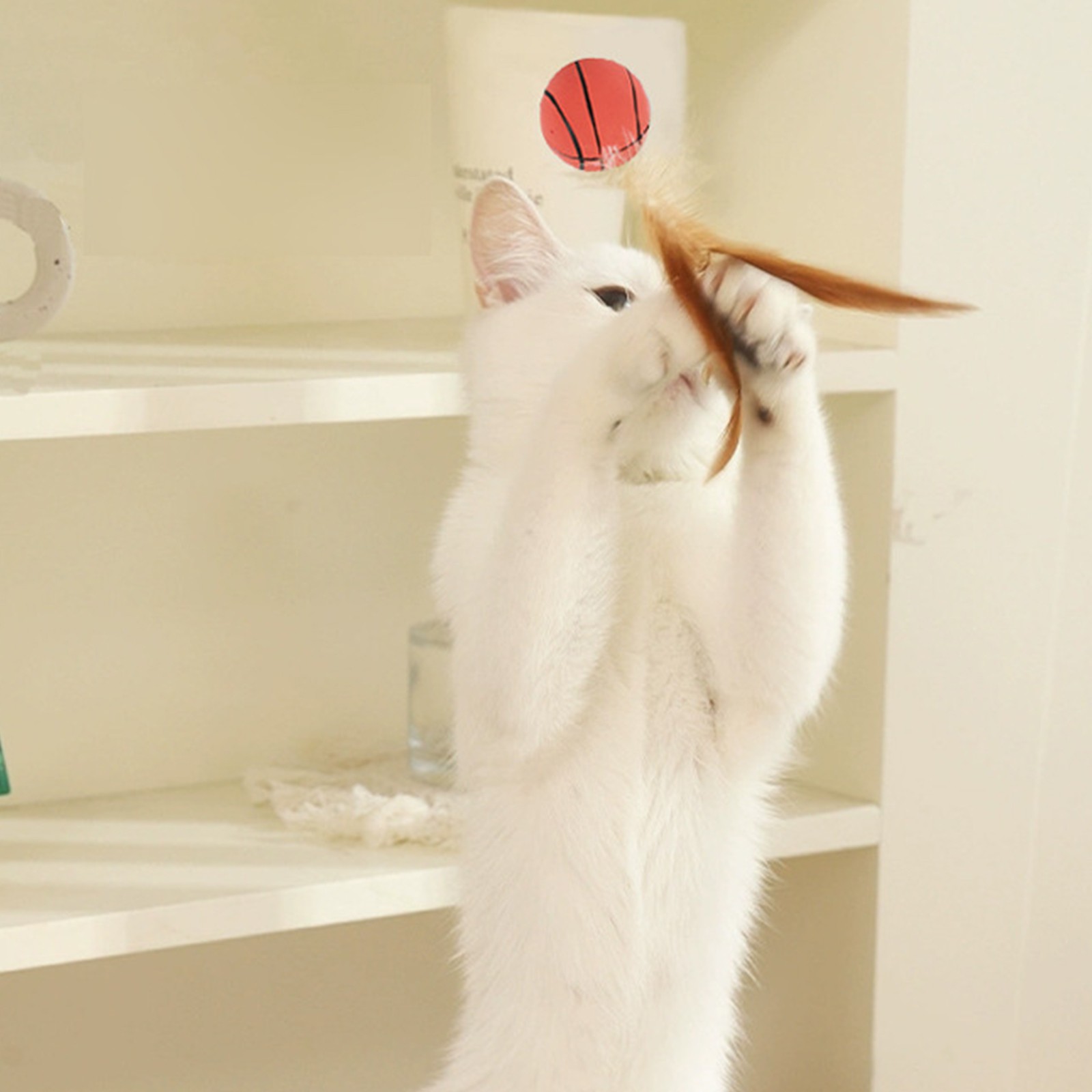 Cat Feather Ball Toys Interact - Basketball Arcade Game recension och pris