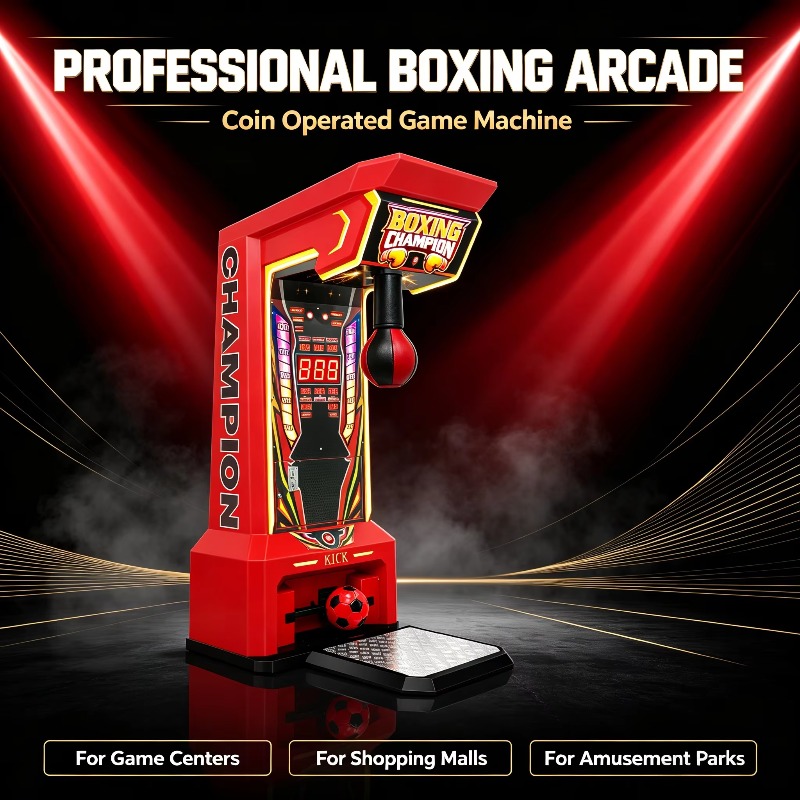 2‑in‑1 Coin Operated Boxing Ar - Boxing Machine Arcade recension och pris